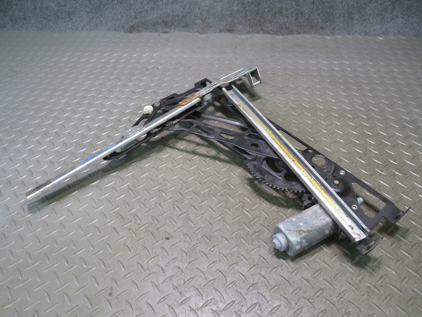 84-96 Chevrolet Corvette C4 Left Door Window Regulator w Motor OEM