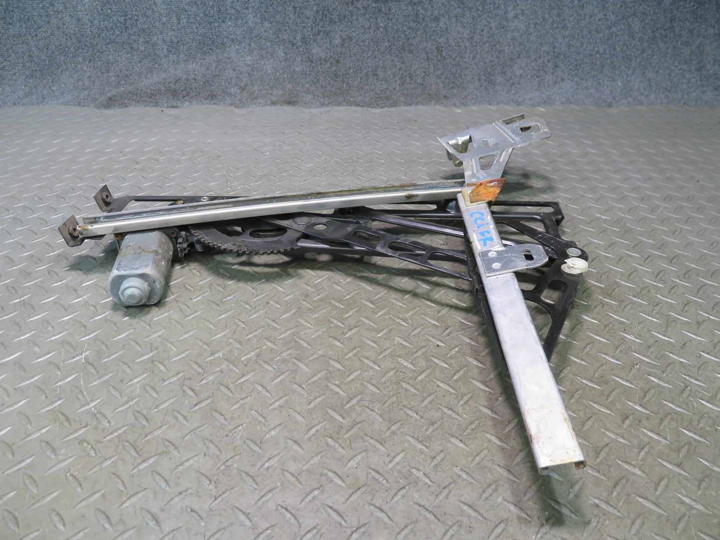 84-96 Chevrolet Corvette C4 Right Door Window Regulator w Motor OEM