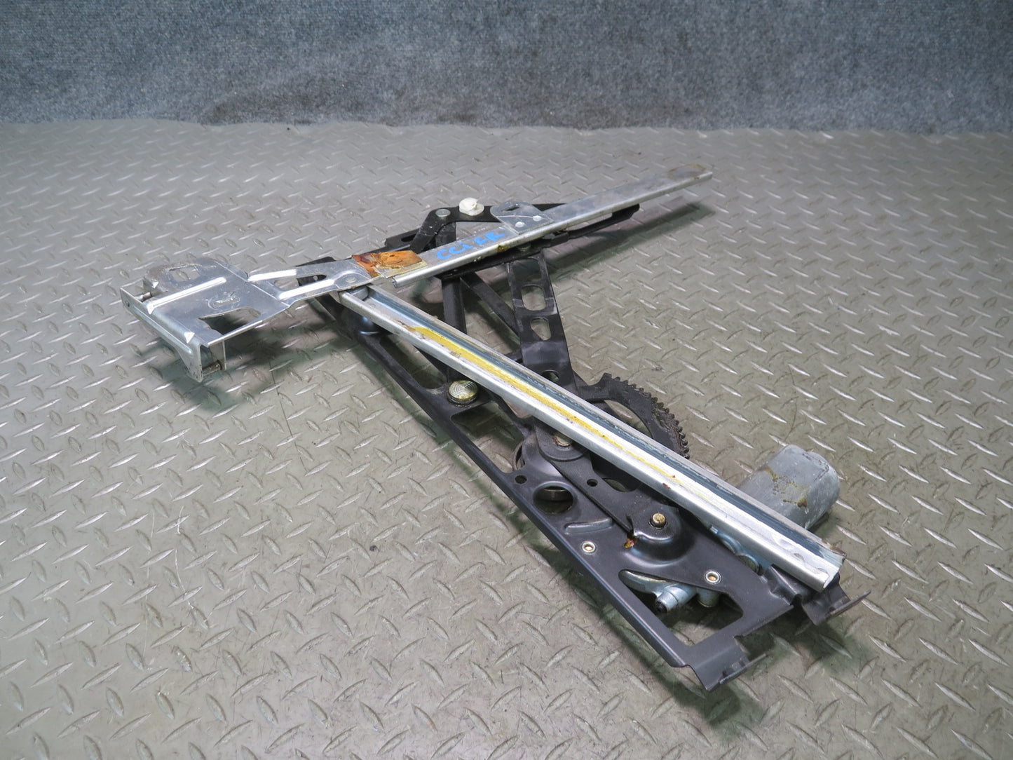 84-96 Chevrolet Corvette C4 Right Door Window Regulator w Motor OEM