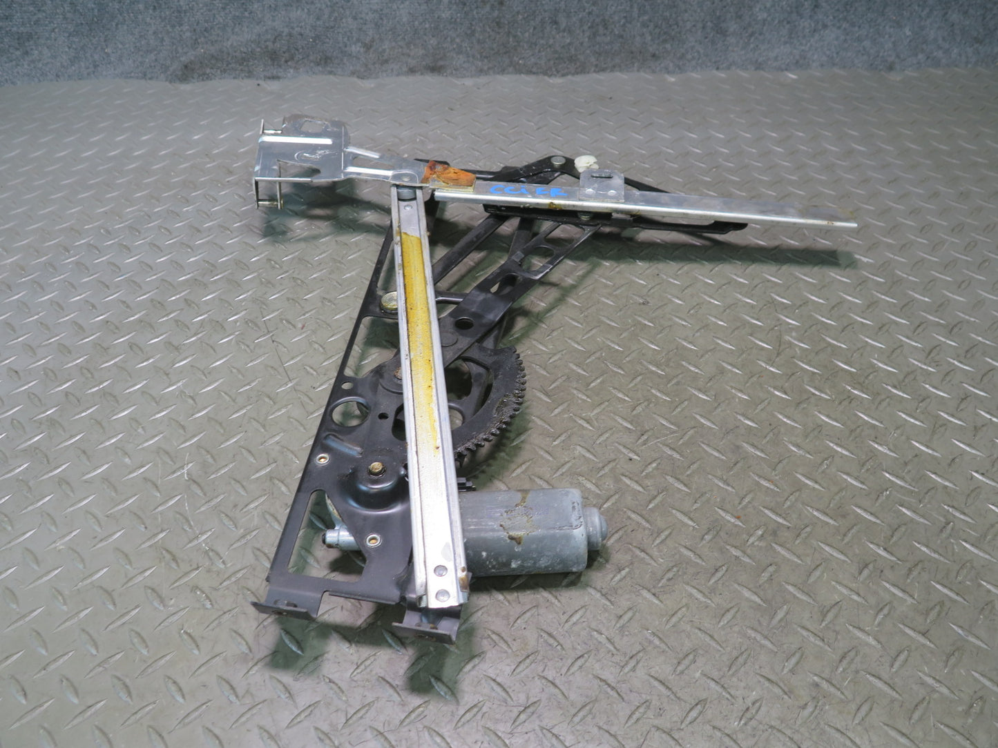 84-96 Chevrolet Corvette C4 Right Door Window Regulator w Motor OEM