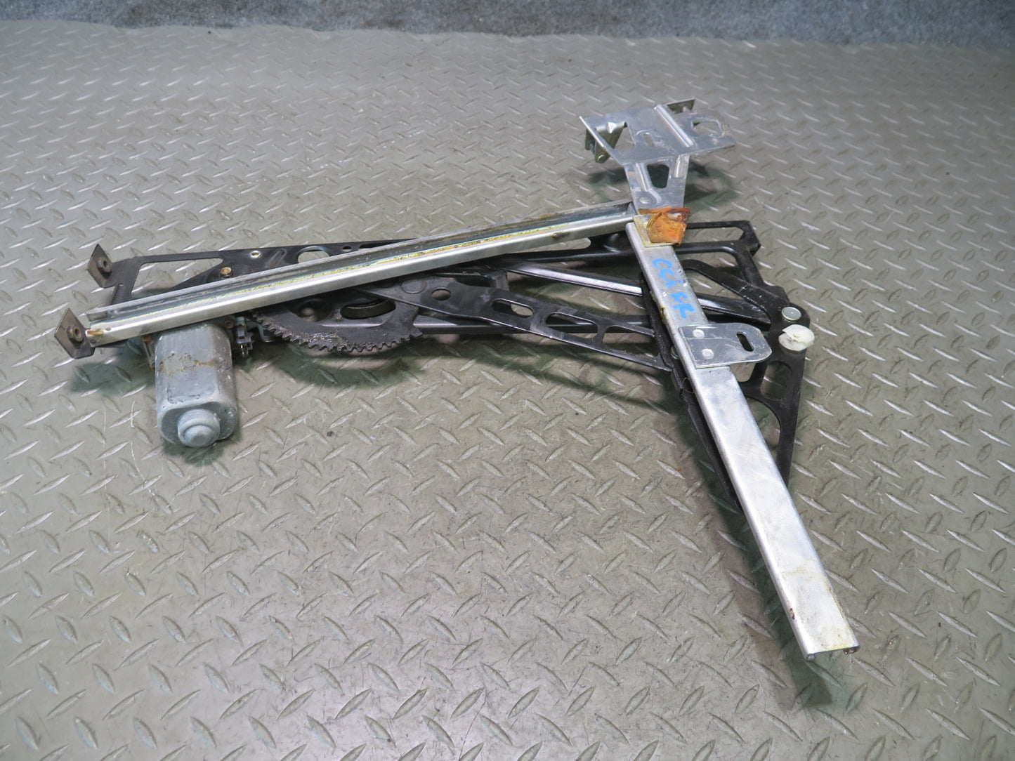 84-96 Chevrolet Corvette C4 Right Door Window Regulator w Motor OEM