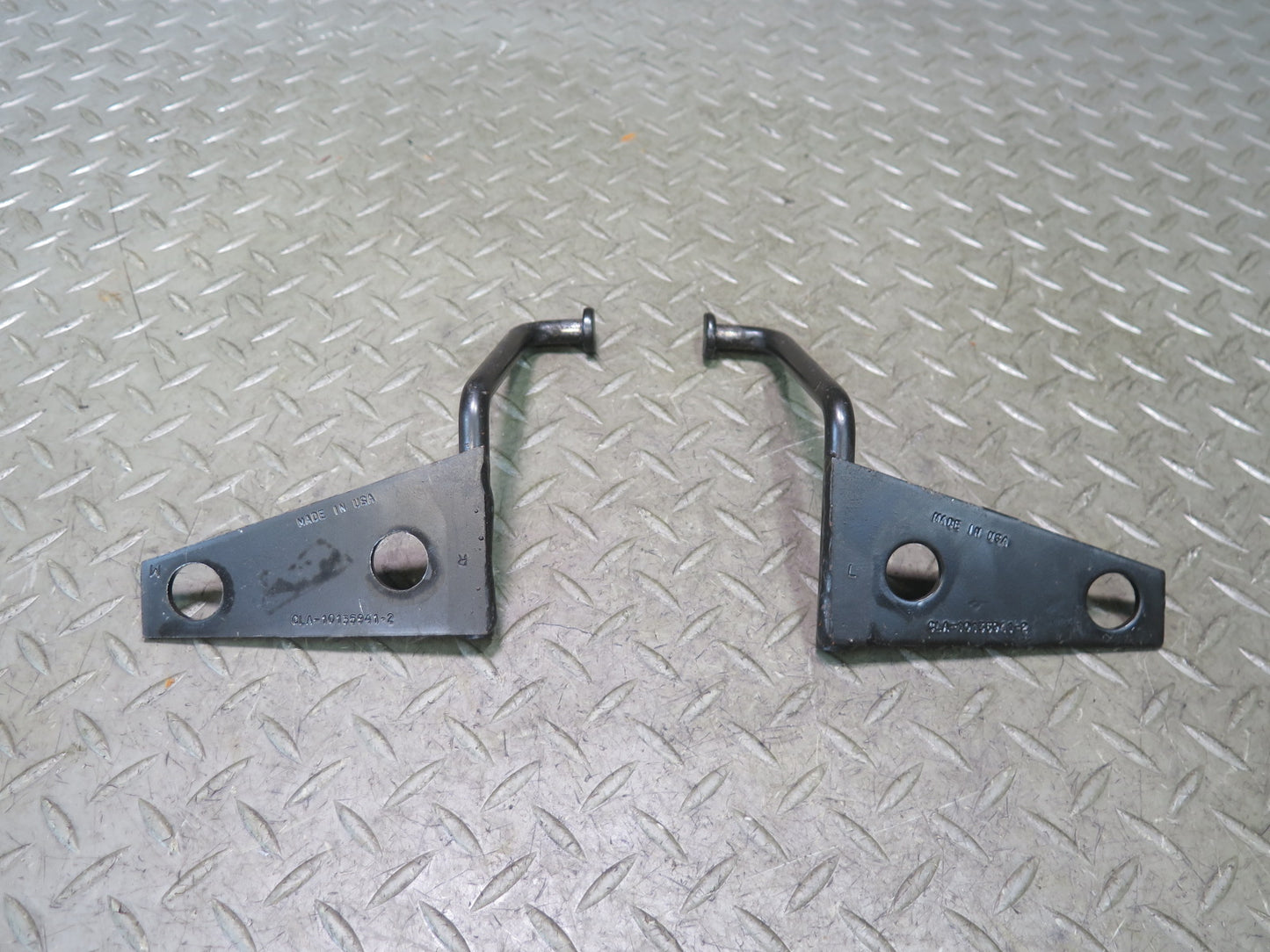 90-96 Chevrolet Corvette C4 Convertible TOP Deck Lid Lock Latch Striker Set OEM