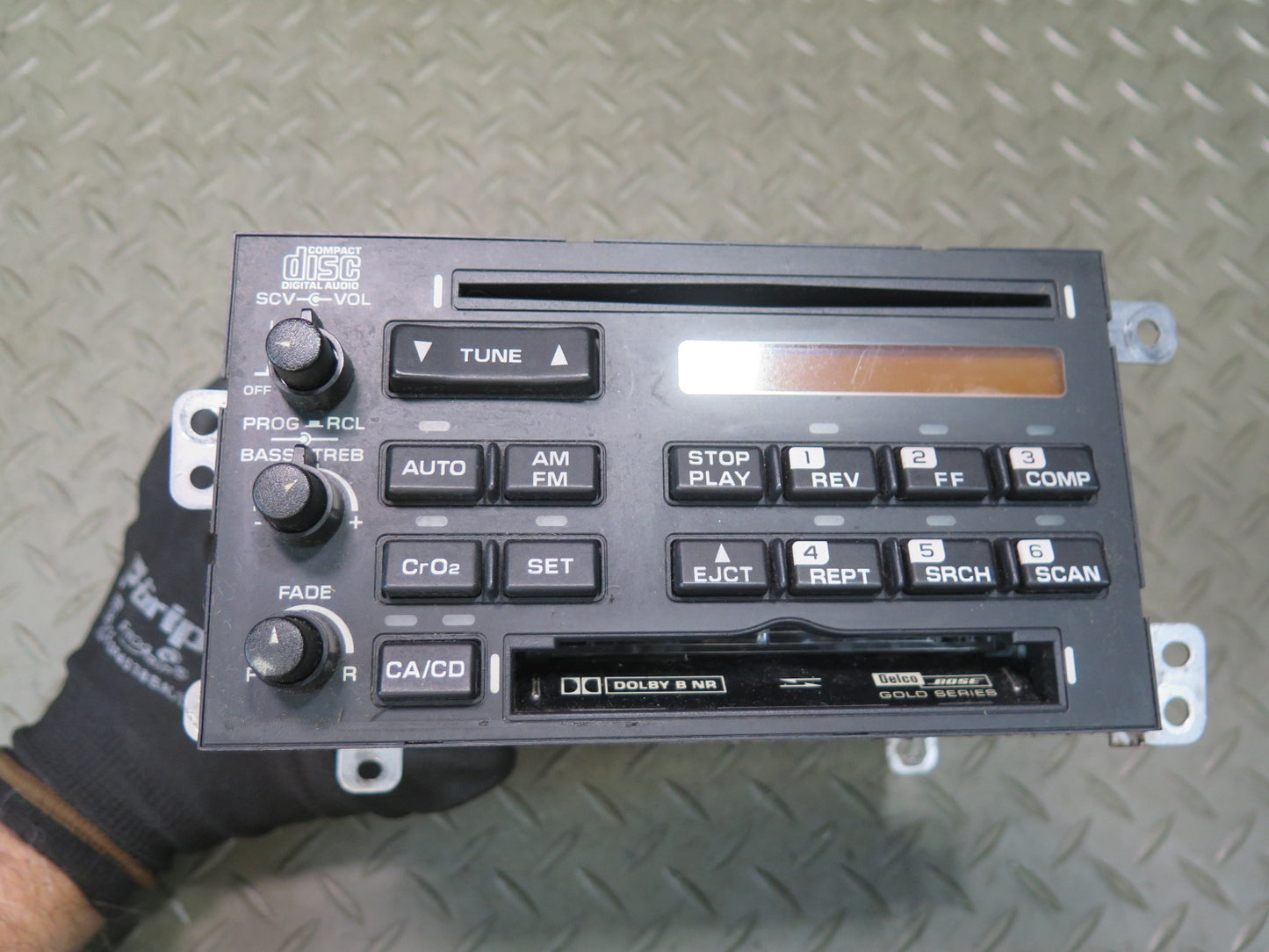 95-96 Chevrolet Corvette C4 Cassette Radio CD Player Receiver Head Unit OEM