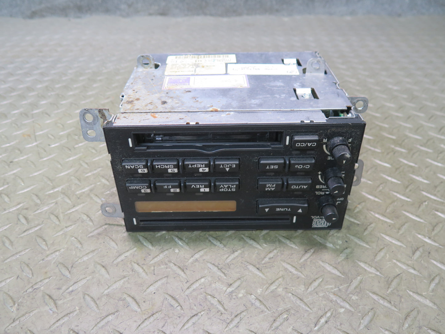 95-96 Chevrolet Corvette C4 Cassette Radio CD Player Receiver Head Unit OEM
