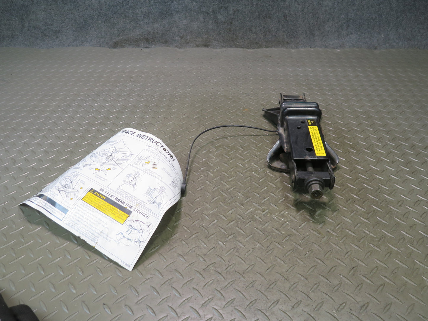 84-96 Chevrolet Corvette C4 Spare Tire Lift Jack Tool OEM
