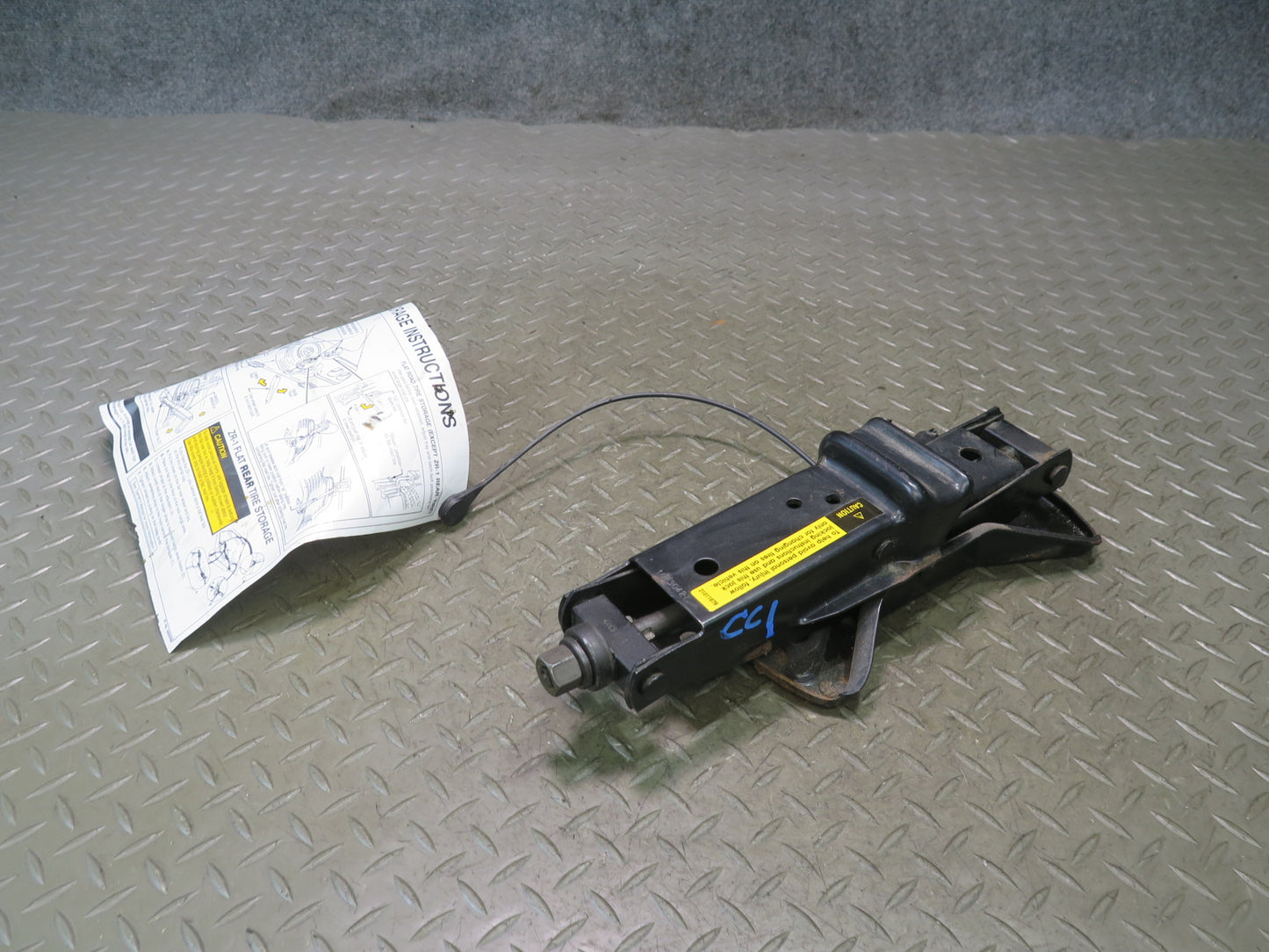 84-96 Chevrolet Corvette C4 Spare Tire Lift Jack Tool OEM