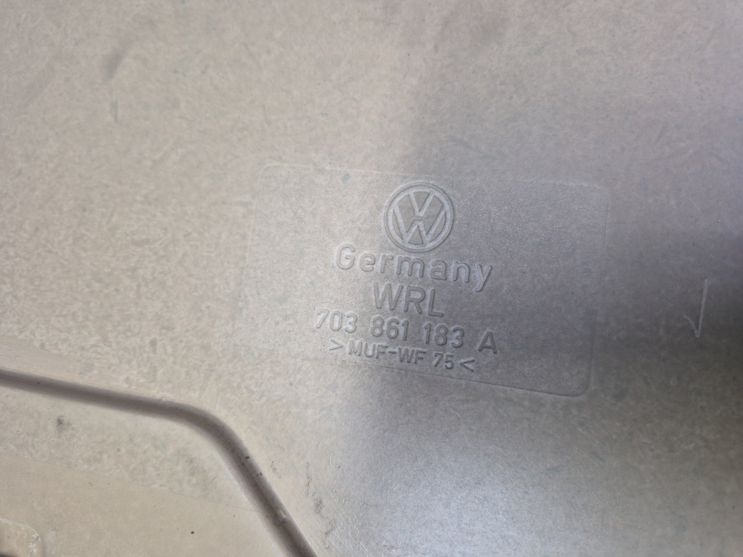 99-03 Volkswagen VW Eurovan T4 Rear Folding Table TOP 703861183A Gray OEM