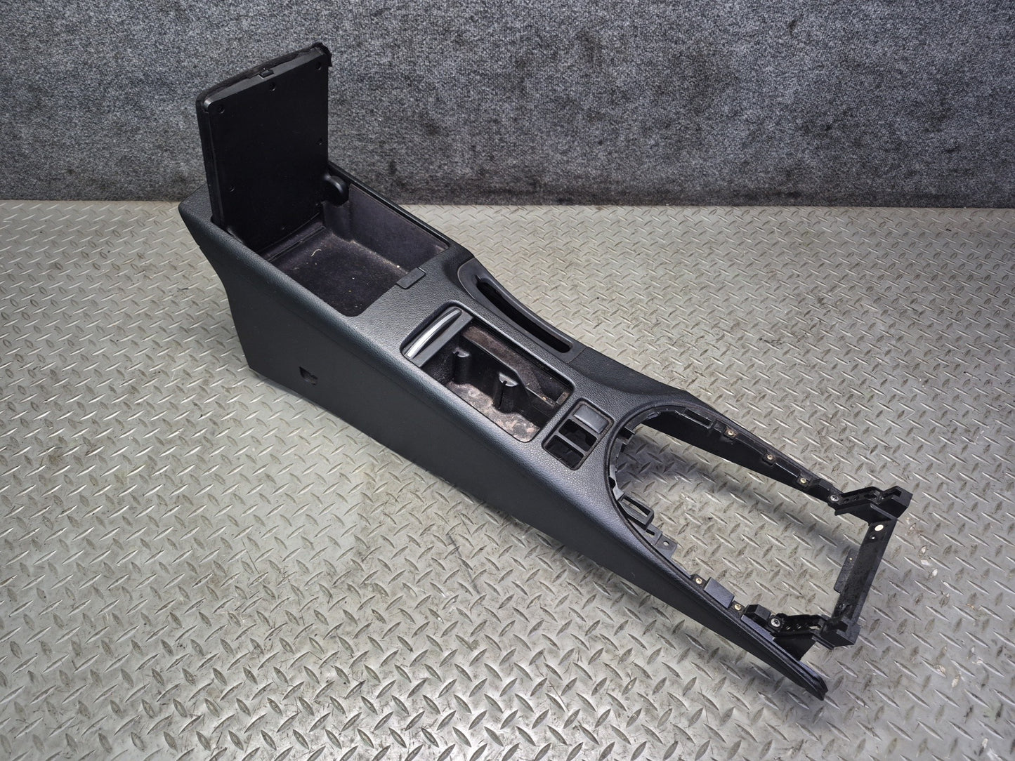 06-09 Nissan 350Z Z33 Convertible M/T Center Console Trim Cover Panel Black OEM