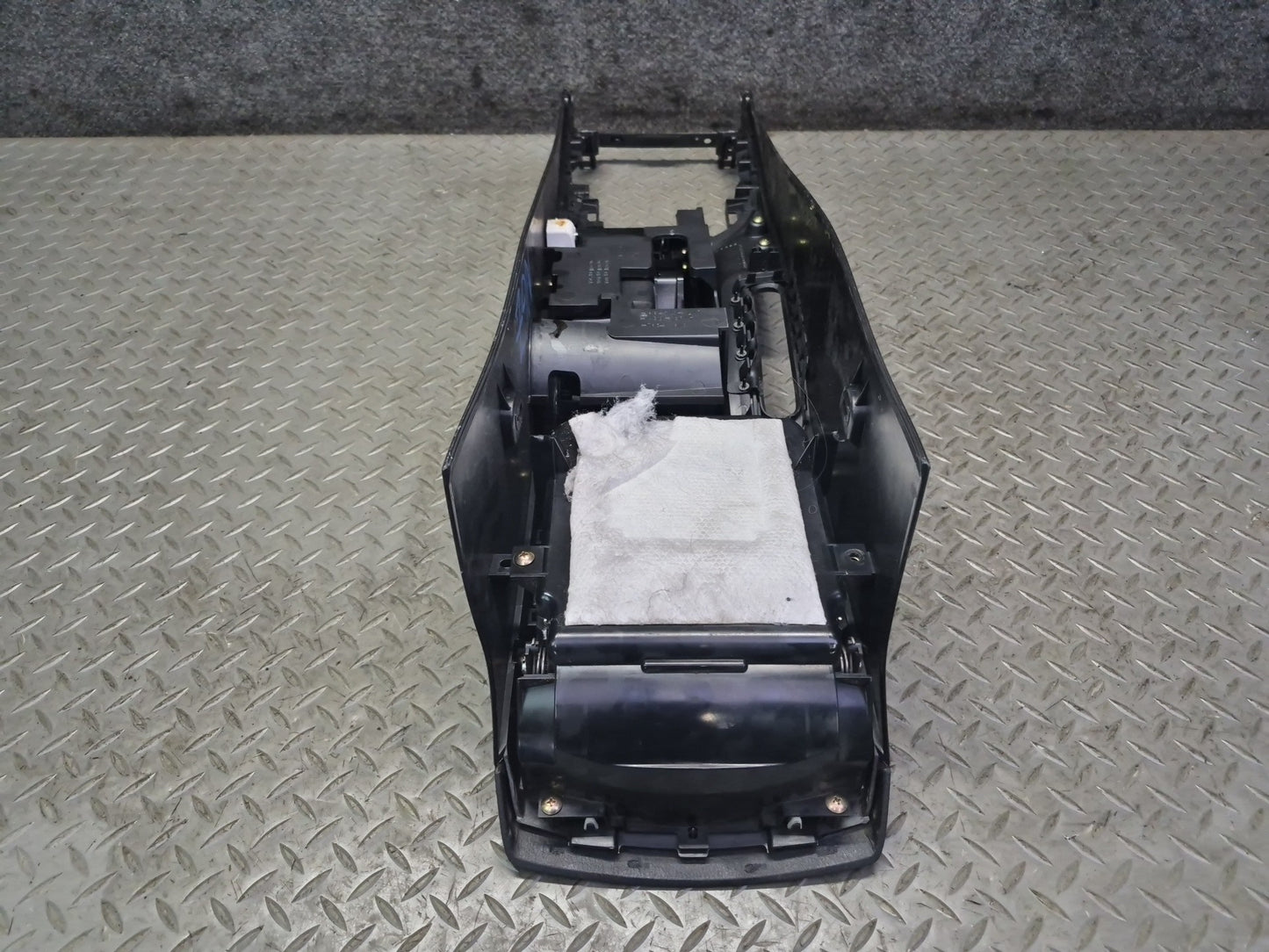 06-09 Nissan 350Z Z33 Convertible M/T Center Console Trim Cover Panel Black OEM