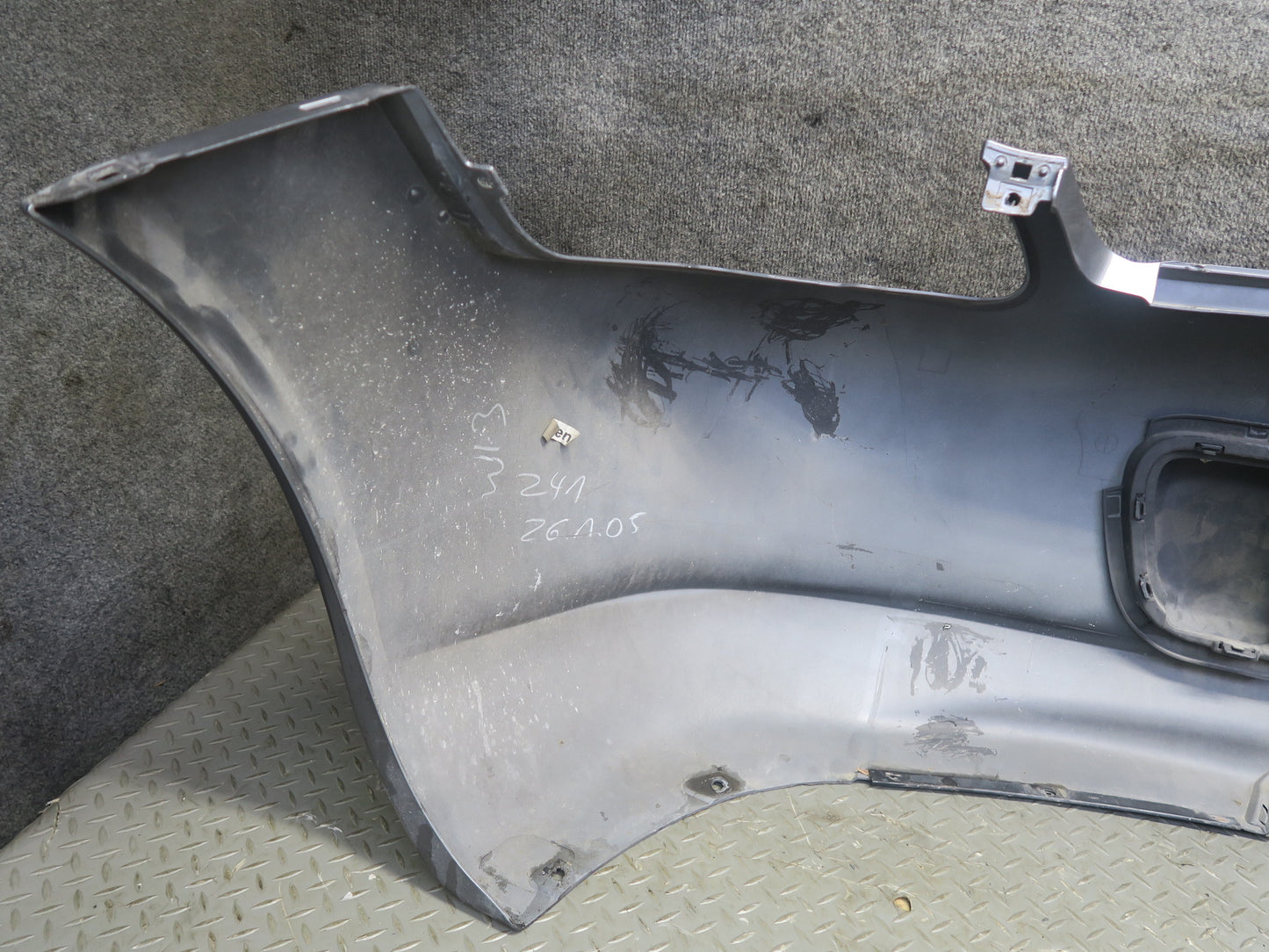2005-2008 Porsche Boxster 987 Rear Bumper Cover Panel Gray