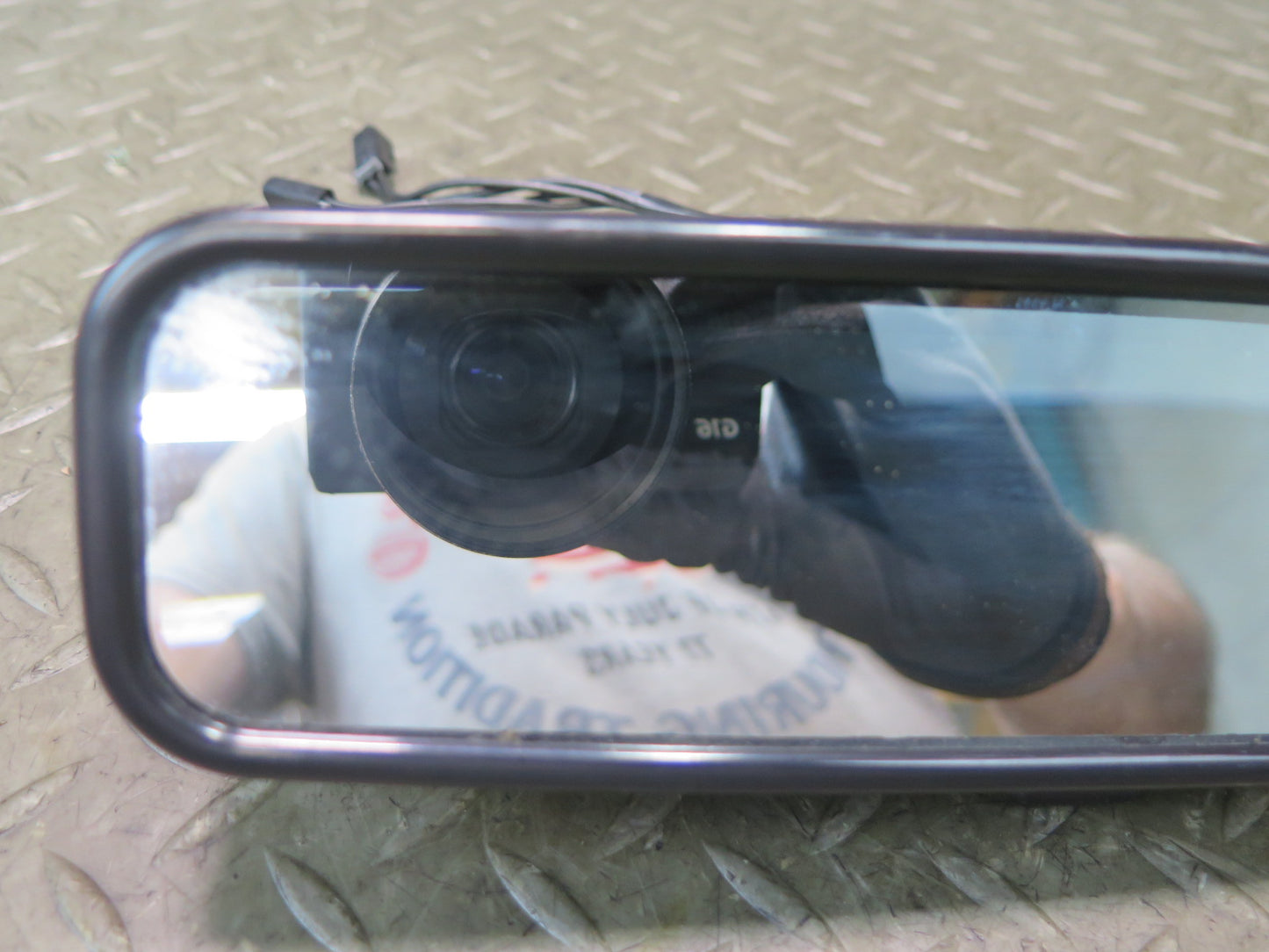 86-96 Chevrolet Corvette C4 Convert Manual Dimming Interior Rear View Mirror OEM