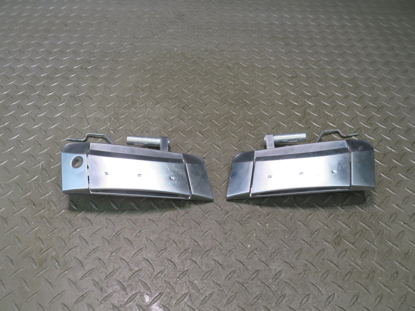 03-09 Nissan Z33 350Z Left & Right Door Exterior Handle Silver OEM