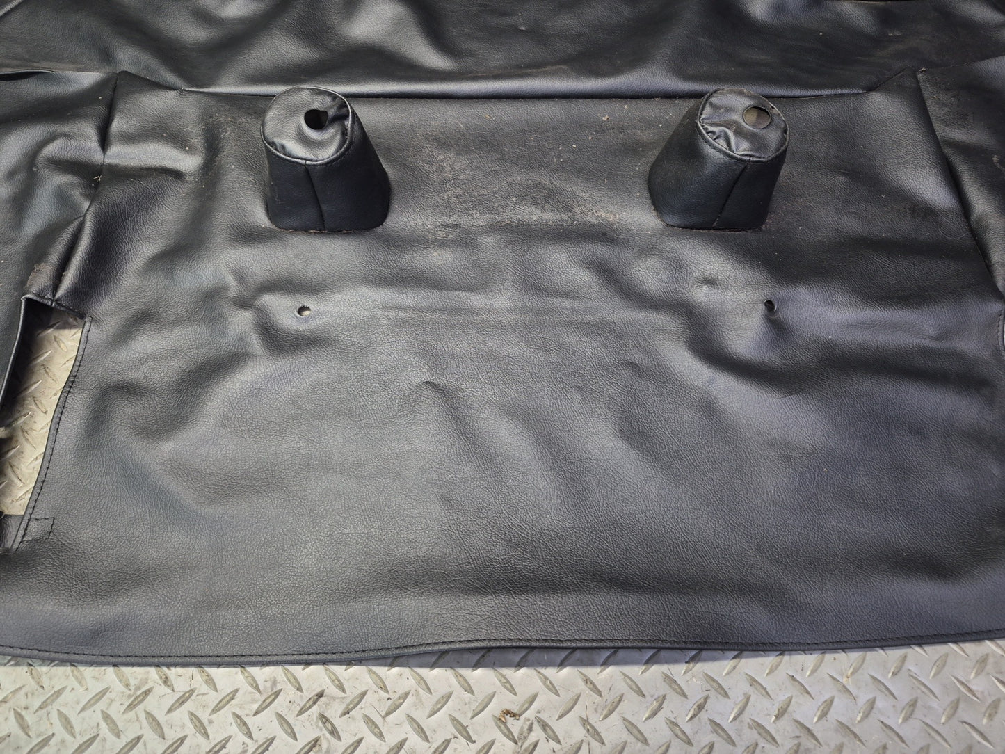 04-09 Nissan Z33 350Z Convertible TOP Roof Leather Compartment Liner Cover Dmgd