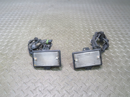 84-96 Chevrolet Corvette C4 Set of 2 Front Under Hood Light Lamp OEM