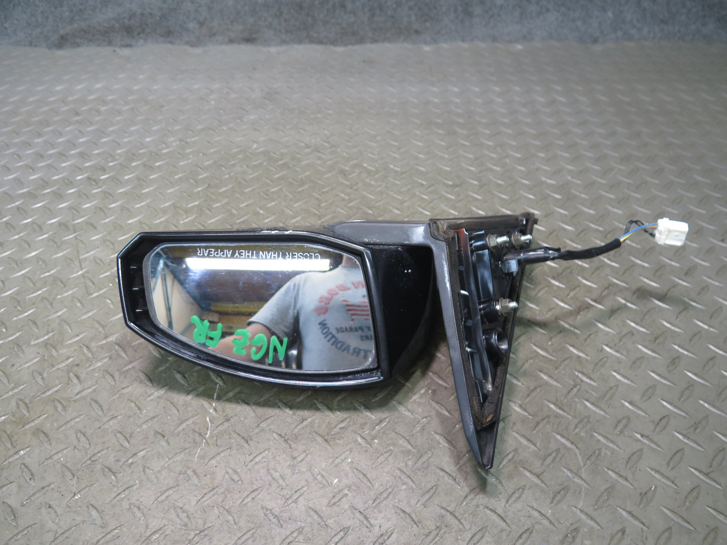 04-09 Nissan 350Z Convert Right Door Exterior Side View Heated Power Mirror OEM