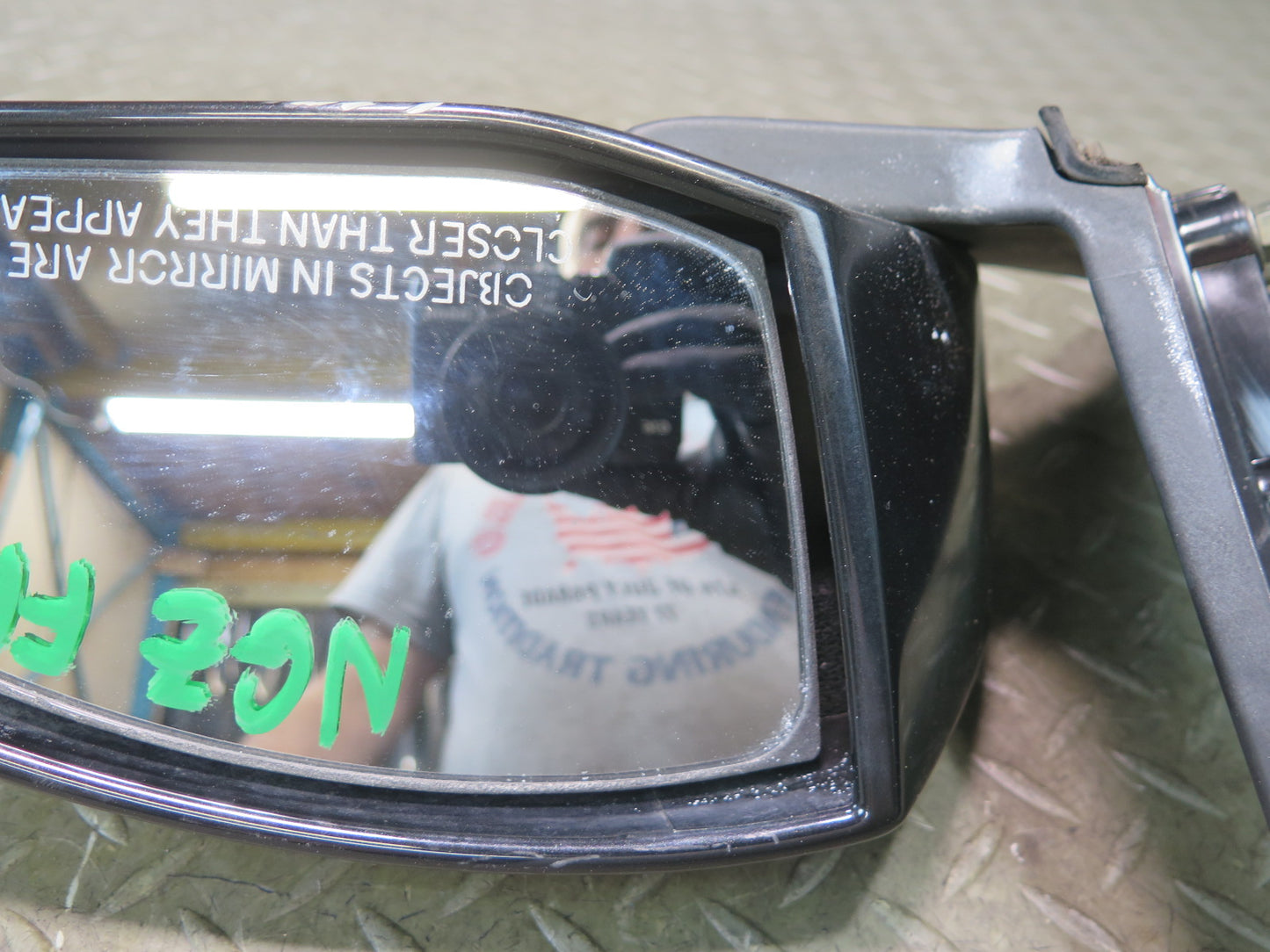 04-09 Nissan 350Z Convert Right Door Exterior Side View Heated Power Mirror OEM