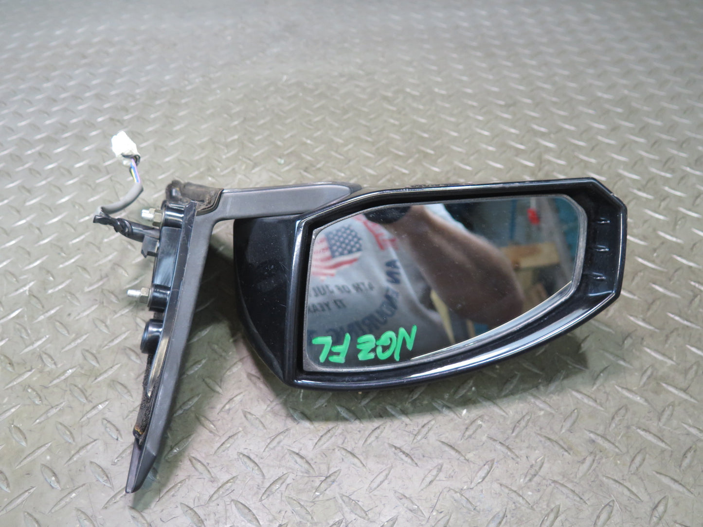 04-09 Nissan 350Z Convert Left Door Exterior Side View Heated Power Mirror OEM