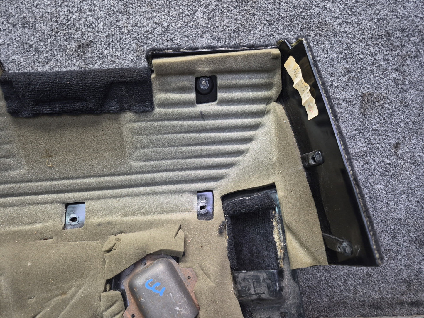 94-96 Chevrolet Corvette C4 Front Left Under Dash Lower Knee Trim Panel OEM