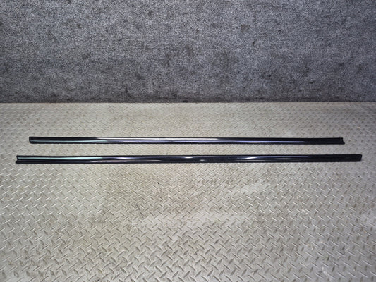 91-96 Chevrolet Corvette C4 Set of 2 Left & Right Door Trim Molding Cover OEM