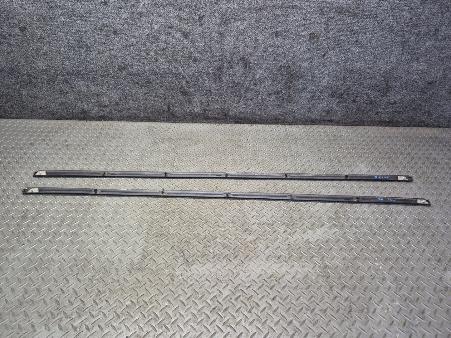 91-96 Chevrolet Corvette C4 Set of 2 Left & Right Door Trim Molding Cover OEM