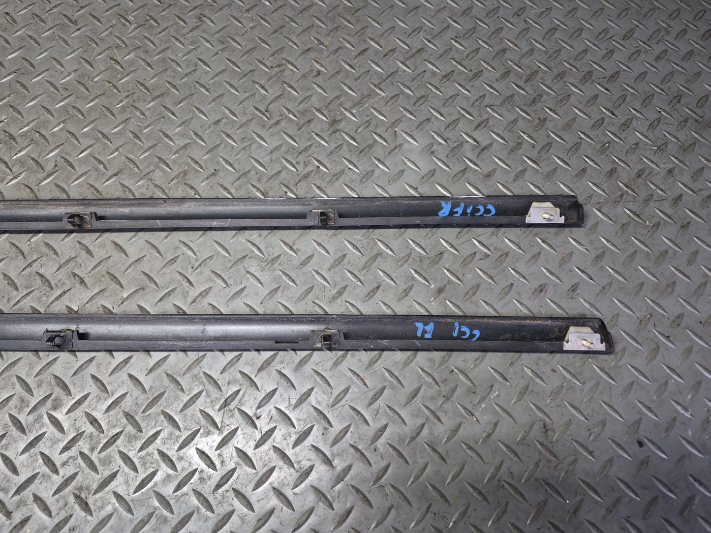 91-96 Chevrolet Corvette C4 Set of 2 Left & Right Door Trim Molding Cover OEM