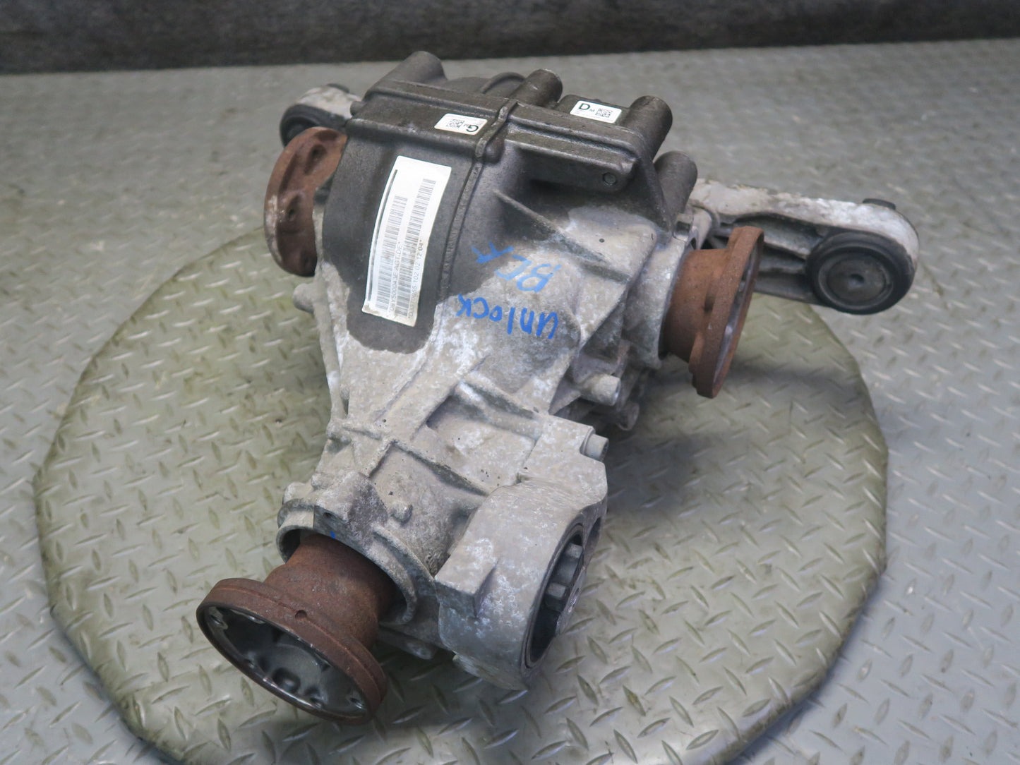 03-12 Bentley Continental GT GTC AWD Rear Differential Carrier 3.52 Ratio 49k