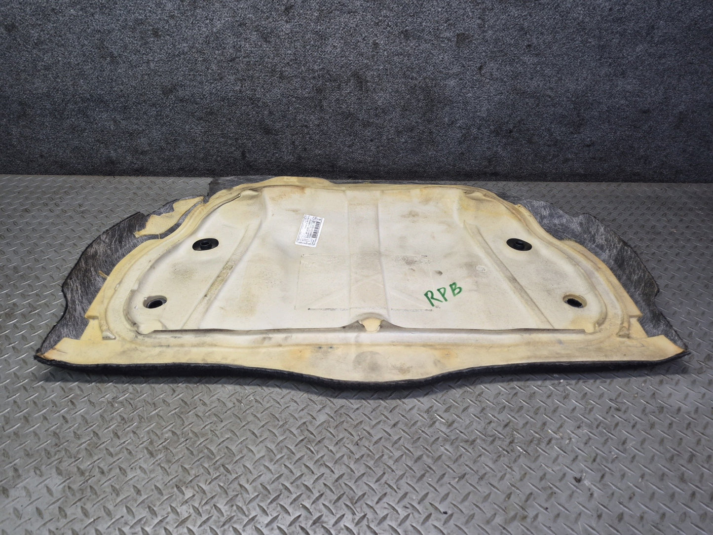 2005-2012 Porsche Boxster 987 Rear Engine Cover Carpet Trim Lining