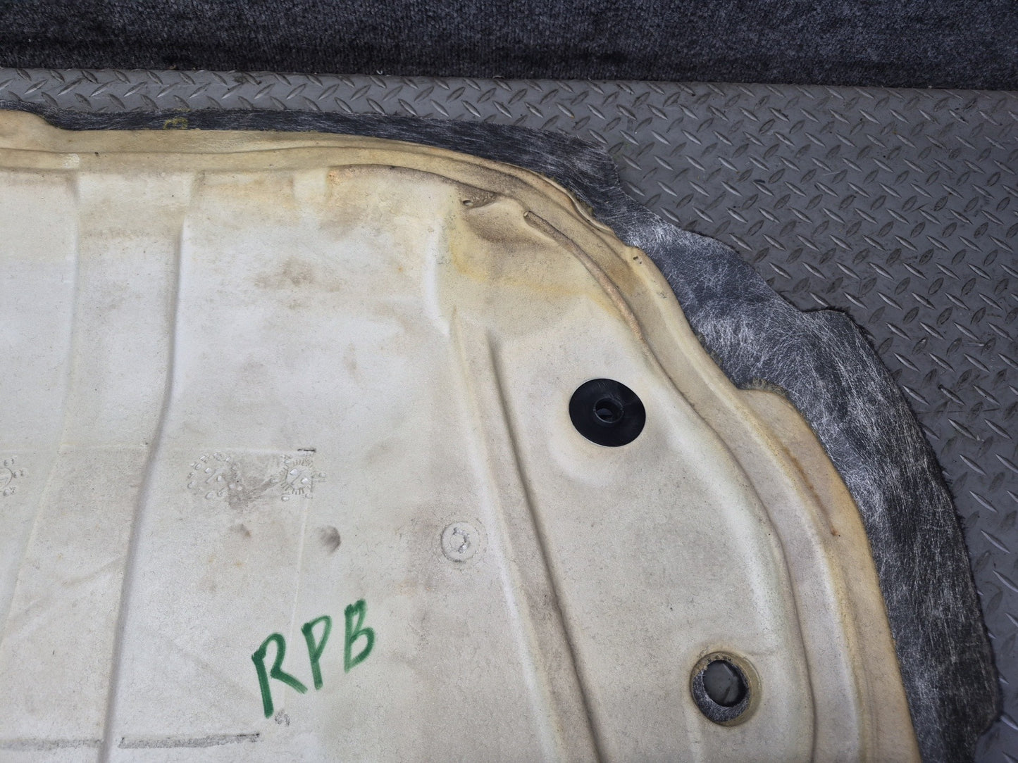 2005-2012 Porsche Boxster 987 Rear Engine Cover Carpet Trim Lining