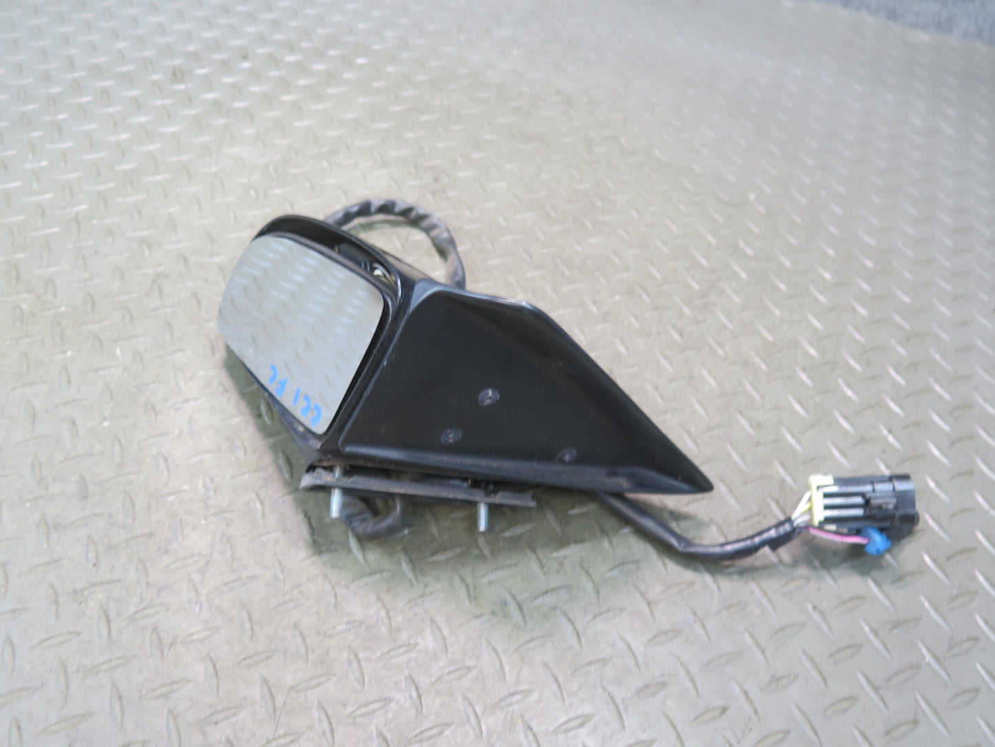 88-96 Chevrolet Corvette C4 Left Exterior Heated Side View Mirror Black OEM