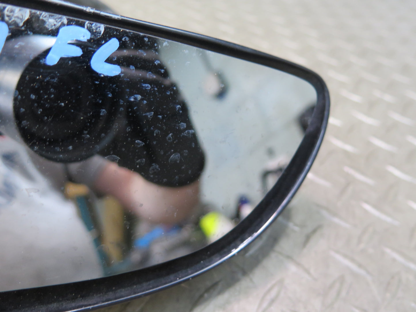 88-96 Chevrolet Corvette C4 Left Exterior Heated Side View Mirror Black OEM
