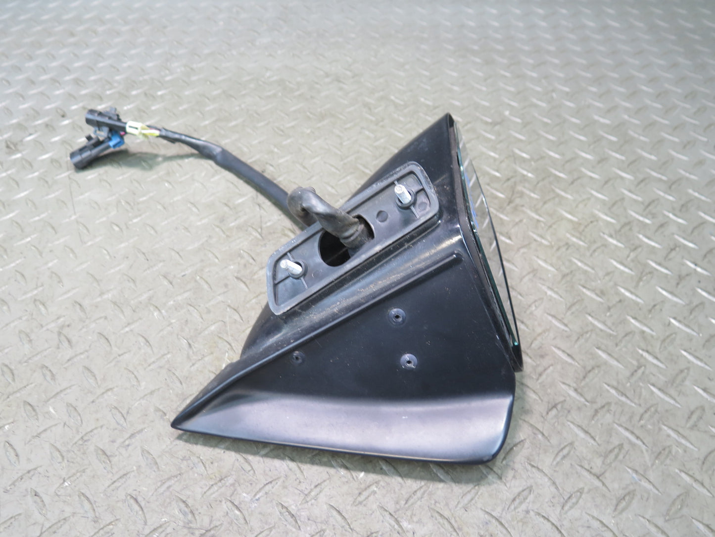 88-96 Chevrolet Corvette C4 Left Exterior Heated Side View Mirror Black OEM