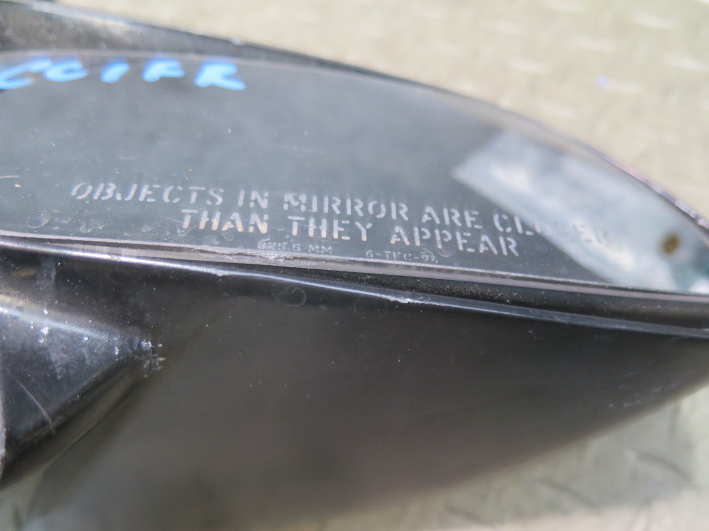 88-96 Chevrolet Corvette C4 Right Exterior Heated Side View Mirror Black OEM