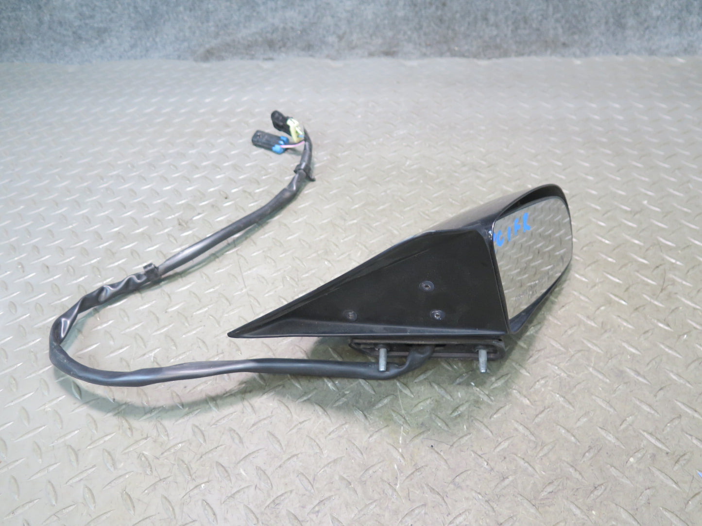 88-96 Chevrolet Corvette C4 Right Exterior Heated Side View Mirror Black OEM