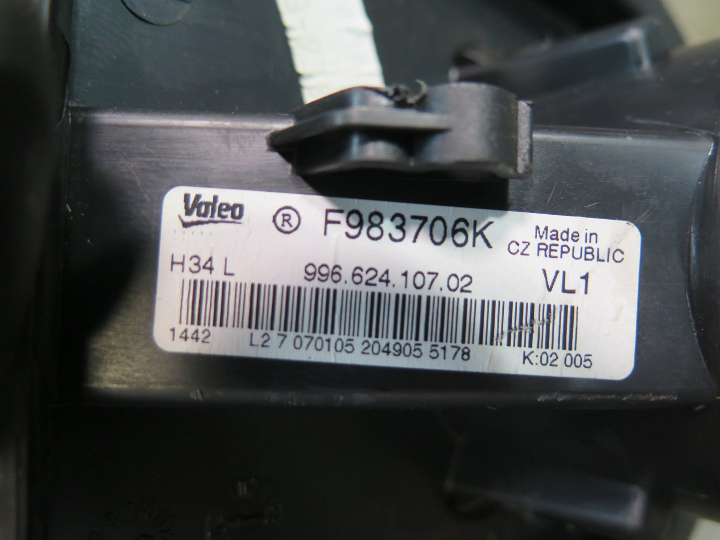 2005-2012 Porsche Boxster 987 A/C Heater Blower Motor Fan W/ Resistor