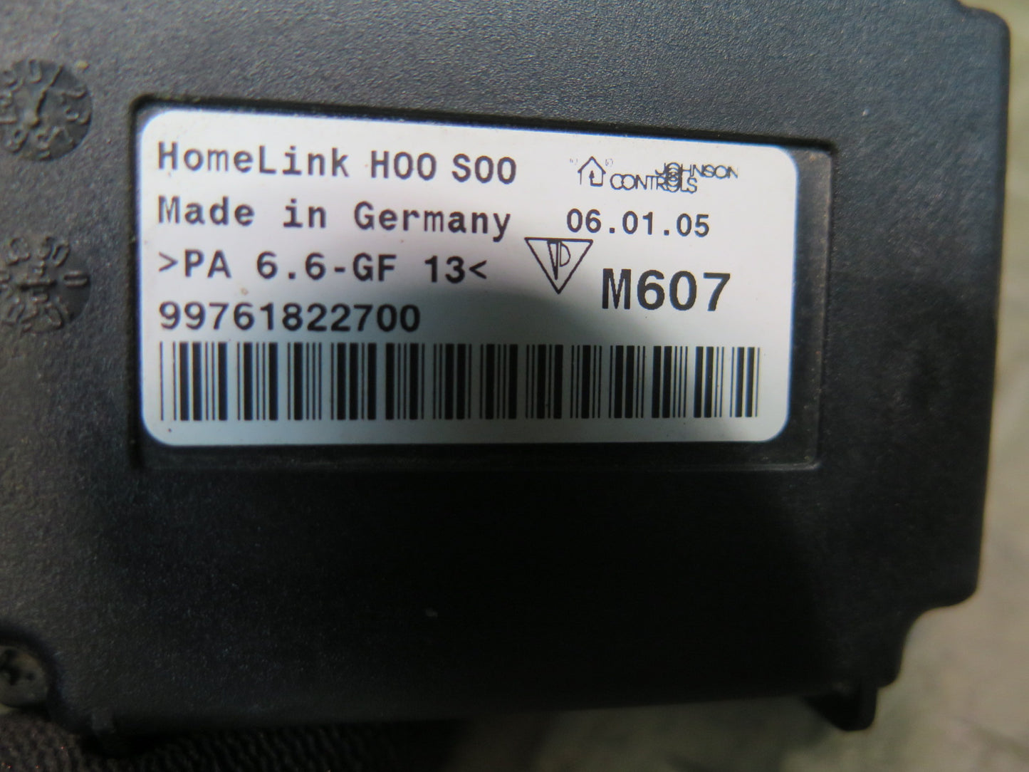 2005-2012 Porsche Boxster 987 Homelink Garage Opener Control Module Unit