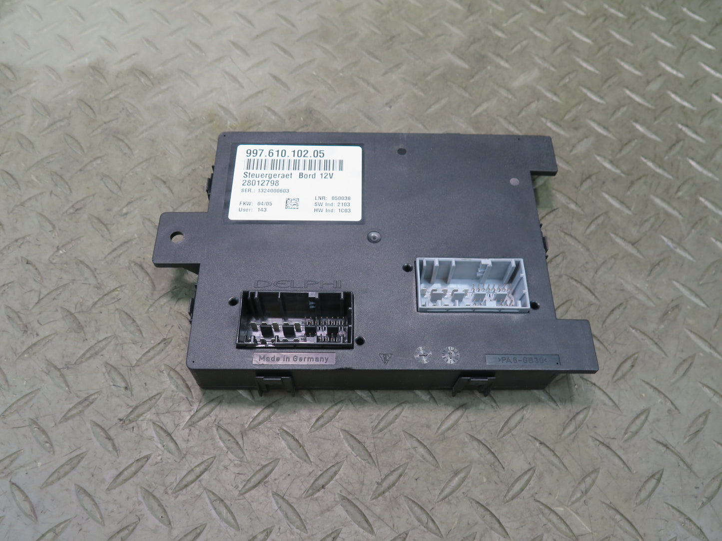 2005-2012 Porsche Boxster 987 Gateway Body Control Module Unit