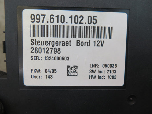 2005-2012 Porsche Boxster 987 Gateway Body Control Module Unit