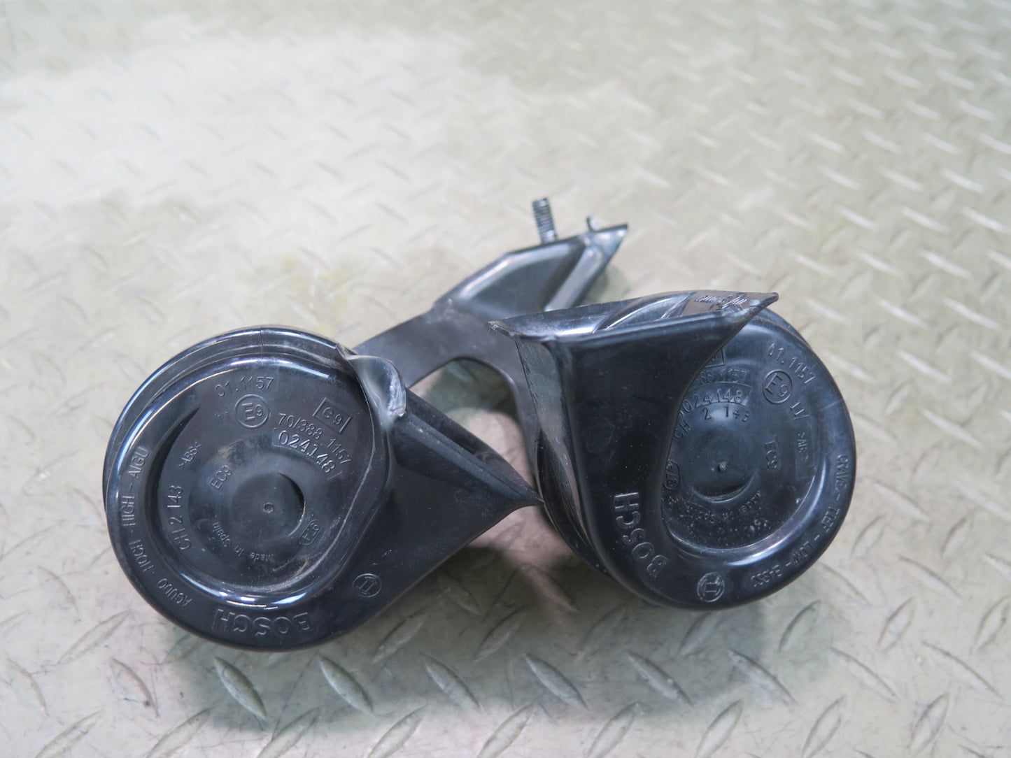 2005-2012 Porsche Boxster 987 High & Low Tone Note Pitch Horn Siren Set of 2