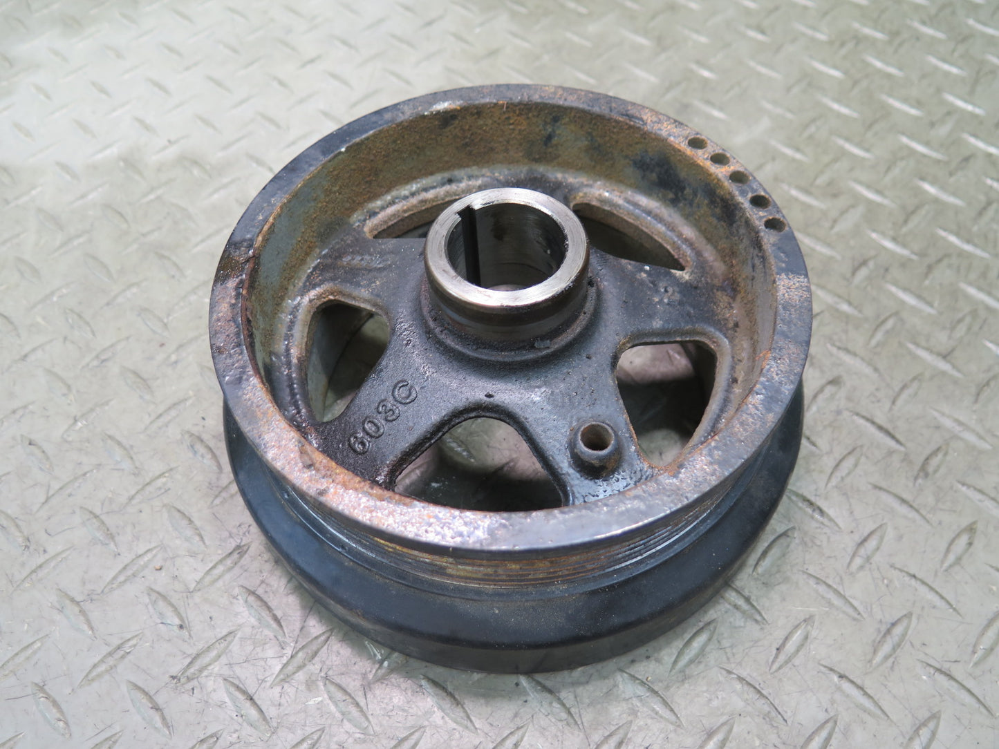 2015-2018 Porsche Cayenne 958 4.8L Engine Crankshaft Pulley Harmonic Balancer