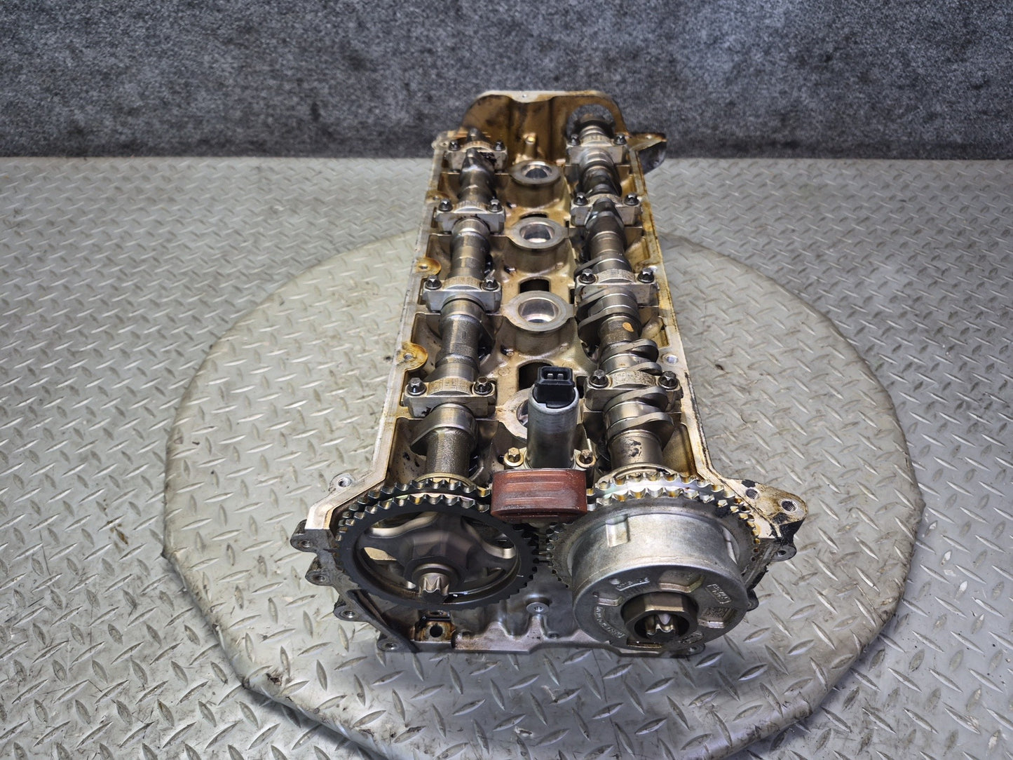 13-14 Porsche Cayenne 958 GTS 4.8L M48.02 Engine Right Cylinder Head w Camshafts