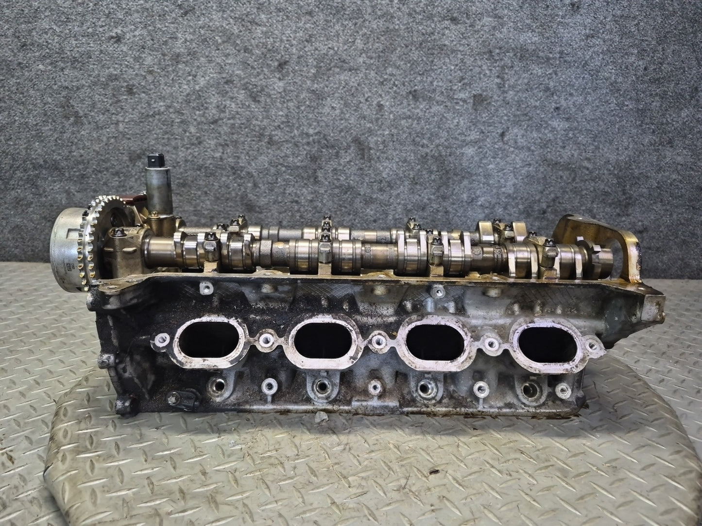 13-14 Porsche Cayenne 958 GTS 4.8L M48.02 Engine Right Cylinder Head w Camshafts