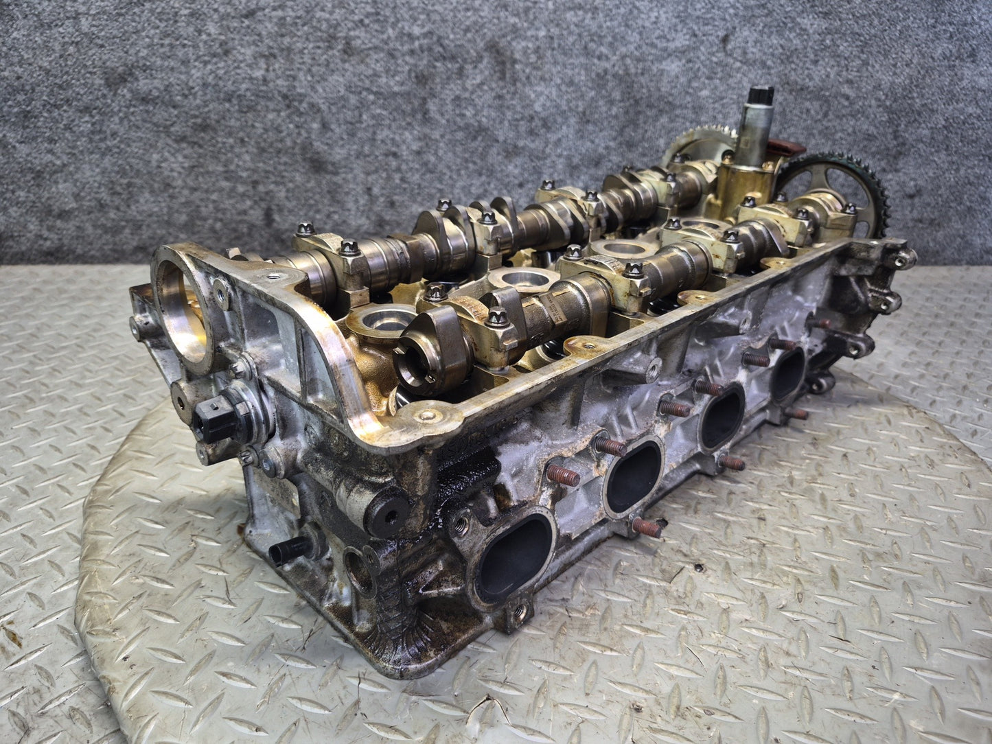13-14 Porsche Cayenne 958 GTS 4.8L M48.02 Engine Right Cylinder Head w Camshafts