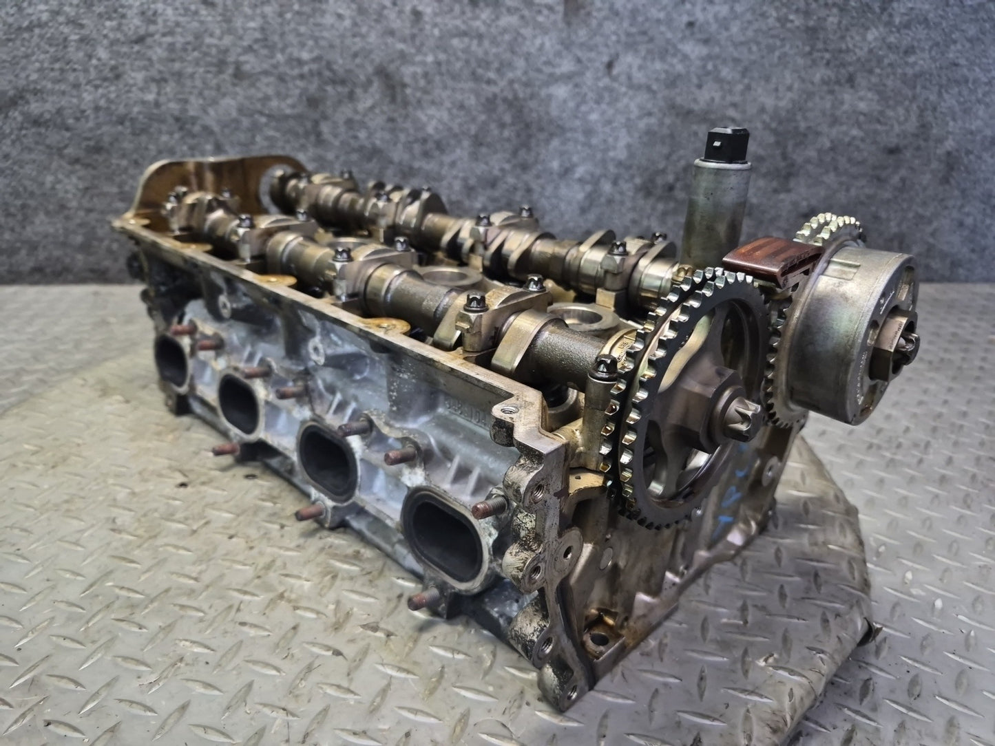 13-14 Porsche Cayenne 958 GTS 4.8L M48.02 Engine Right Cylinder Head w Camshafts