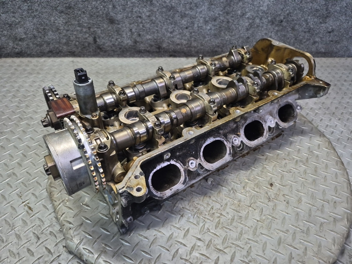 13-14 Porsche Cayenne 958 GTS 4.8L M48.02 Engine Right Cylinder Head w Camshafts