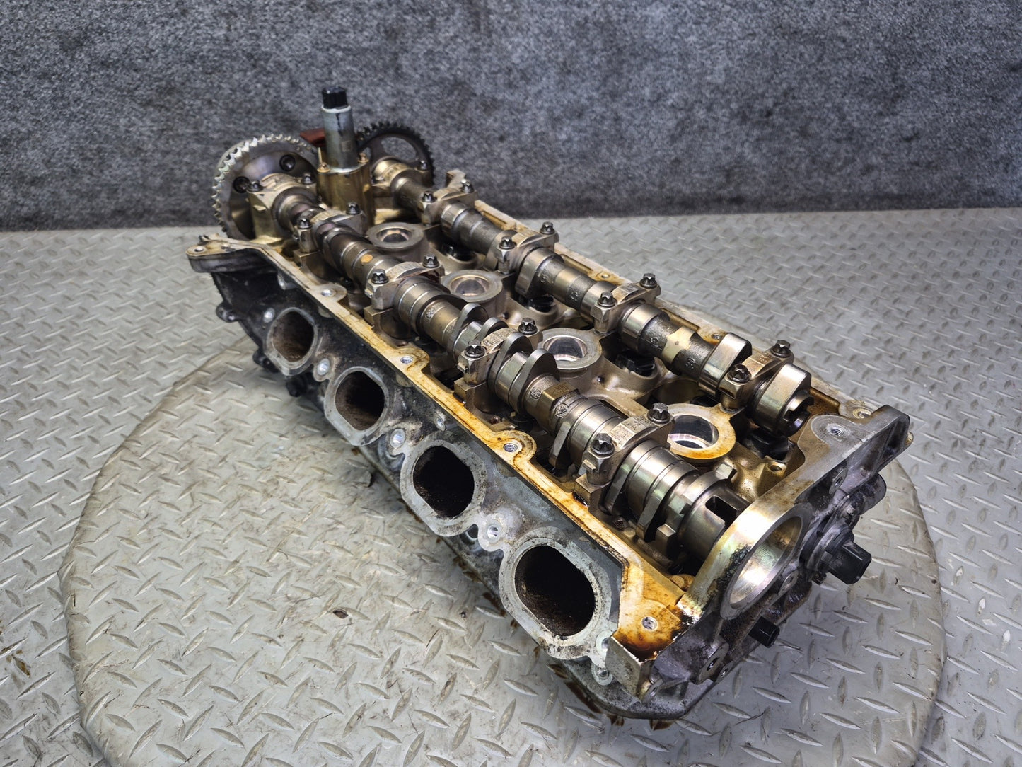 13-14 Porsche Cayenne 958 GTS 4.8L M48.02 Engine Right Cylinder Head w Camshafts
