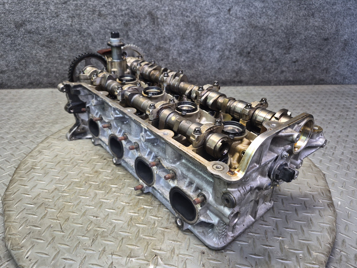 13-14 Porsche Cayenne 958 GTS 4.8L M48.02 Engine Left Cylinder Head w Camshafts