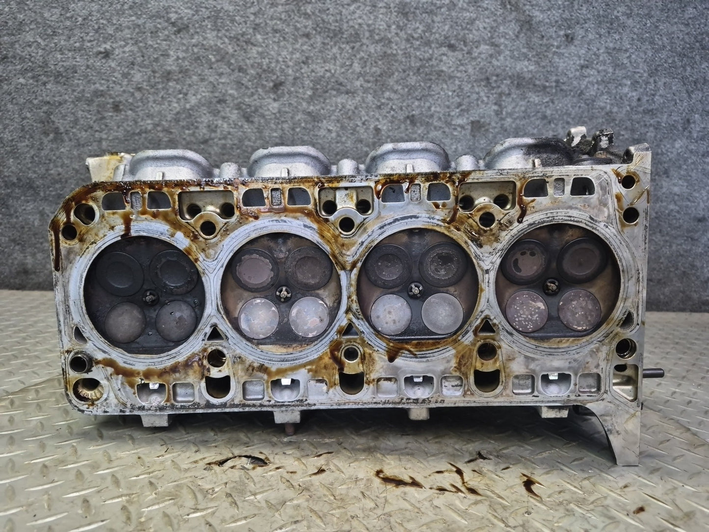 13-14 Porsche Cayenne 958 GTS 4.8L M48.02 Engine Left Cylinder Head w Camshafts