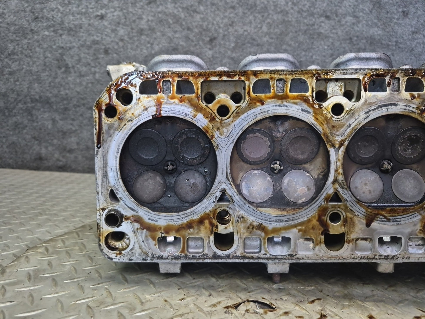 13-14 Porsche Cayenne 958 GTS 4.8L M48.02 Engine Left Cylinder Head w Camshafts