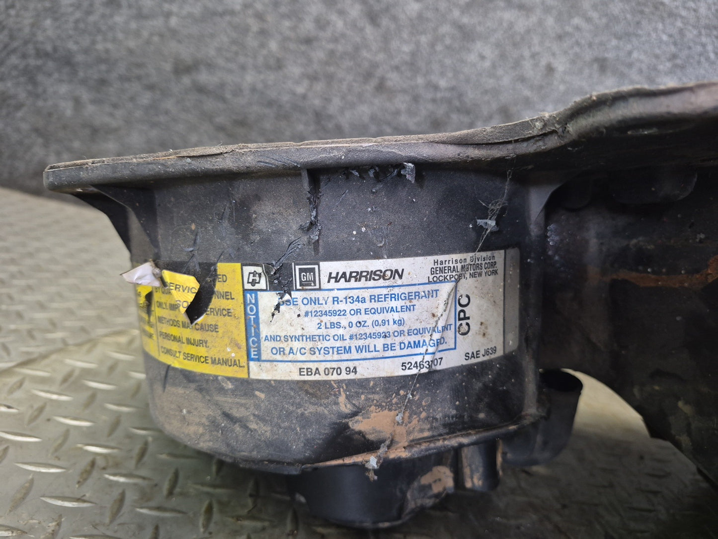 94-96 Chevrolet Corvette C4 Hvac A/C Evaporator Blower Motor Climate Box OEM