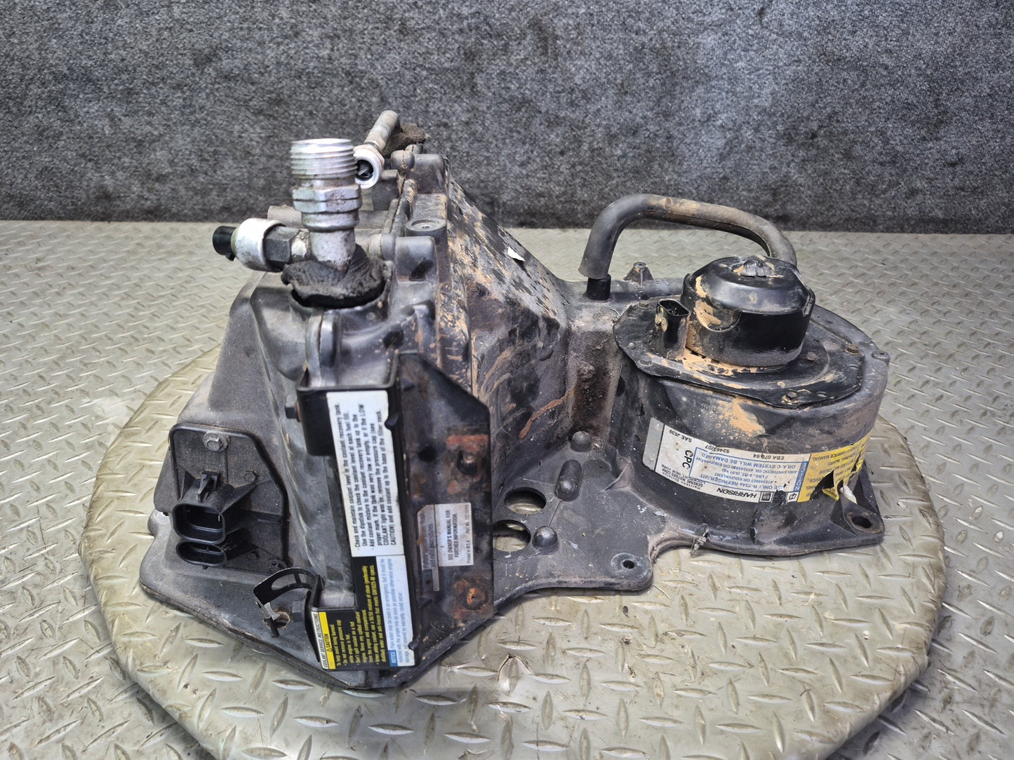 94-96 Chevrolet Corvette C4 Hvac A/C Evaporator Blower Motor Climate Box OEM